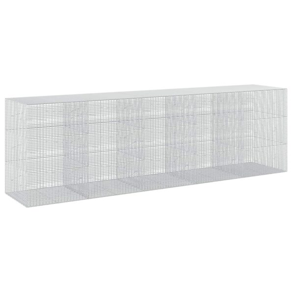 vidaXL Gabión s drôtom 5 mm a sieťou 5x2,5 cm 500x100x150 cm – Obrázok 2