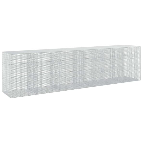 vidaXL Gabión s drôtom 5 mm a sieťou 5x2,5 cm 600x100x150 cm – Obrázok 2