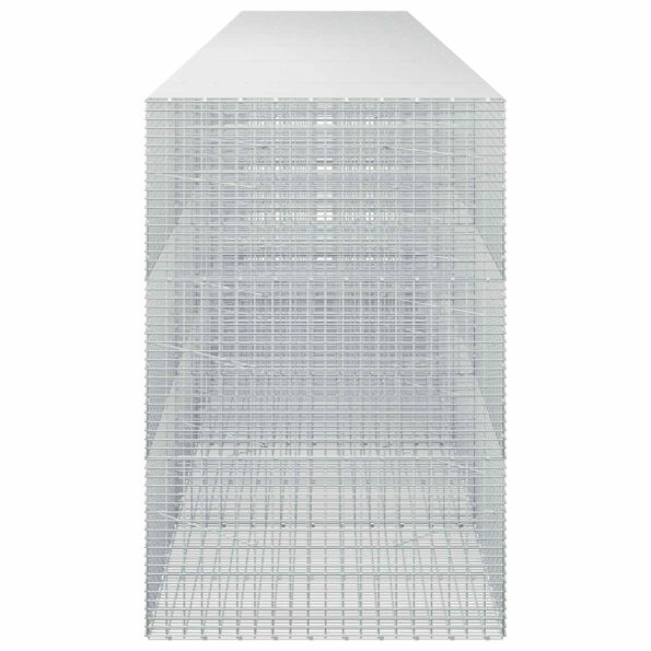 vidaXL Gabión s drôtom 5 mm a sieťou 5x2,5 cm 600x100x150 cm – Obrázok 4