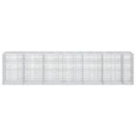 vidaXL Gabión s drôtom 5 mm a sieťou 5x2,5 cm 650x100x150 cm – Obrázok 3