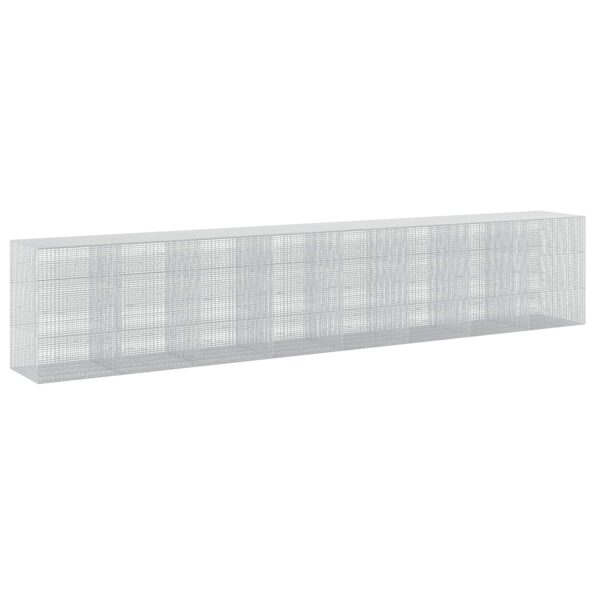 vidaXL Gabión s drôtom 5 mm a sieťou 5x2,5 cm 800x100x150 cm – Obrázok 2