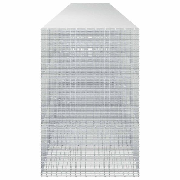 vidaXL Gabión s drôtom 5 mm a sieťou 5x2,5 cm 800x100x150 cm – Obrázok 4