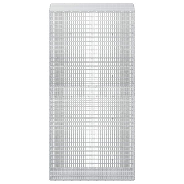 vidaXL Gabión s drôtom 5 mm a sieťou 5x2,5 cm 50x100x200 cm – Obrázok 4
