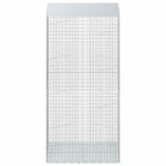 vidaXL Gabión s drôtom 5 mm a sieťou 5x2,5 cm 100x100x200 cm – Obrázok 4