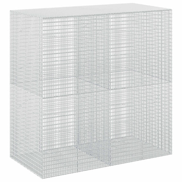 vidaXL Gabión s drôtom 5 mm a sieťou 5x2,5 cm 200x100x200 cm – Obrázok 2