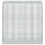 vidaXL Gabión s drôtom 5 mm a sieťou 5x2,5 cm 200x100x200 cm – Obrázok 3