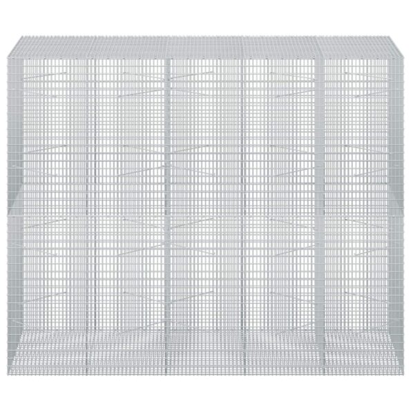 vidaXL Gabión s drôtom 5 mm a sieťou 5x2,5 cm 250x100x200 cm – Obrázok 3