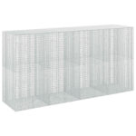 vidaXL Gabión s drôtom 5 mm a sieťou 5x2,5 cm 400x100x200 cm – Obrázok 2
