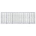 vidaXL Gabión s drôtom 5 mm a sieťou 5x2,5 cm 600x100x200 cm – Obrázok 3