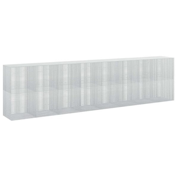 vidaXL Gabión s drôtom 5 mm a sieťou 5x2,5 cm 800x100x200 cm – Obrázok 2