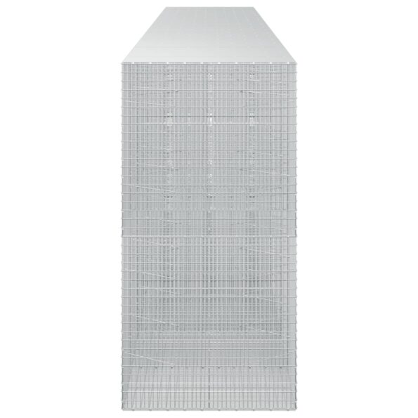 vidaXL Gabión s drôtom 5 mm a sieťou 5x2,5 cm 950x100x200 cm – Obrázok 4