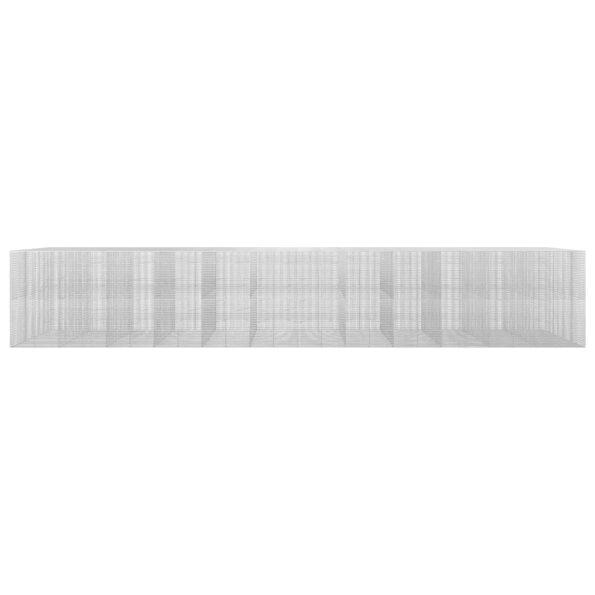 vidaXL Gabión s drôtom 5 mm a sieťou 5x2,5 cm 1200x100x200 cm – Obrázok 3