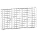 vidaXL Gabión s drôtom 5 mm a sieťou 5x5 cm 100x10x50 cm – Obrázok 2