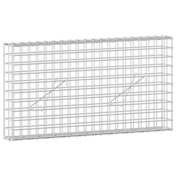 vidaXL Gabión s drôtom 5 mm a sieťou 5x5 cm 100x10x50 cm – Obrázok 2