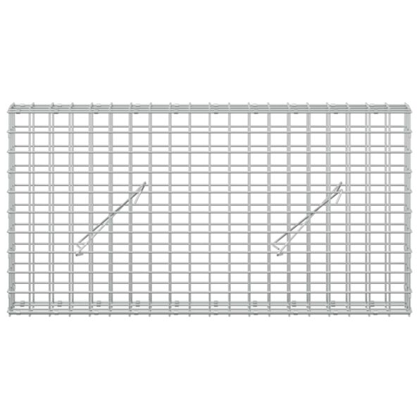 vidaXL Gabión s drôtom 5 mm a sieťou 5x5 cm 100x10x50 cm – Obrázok 3