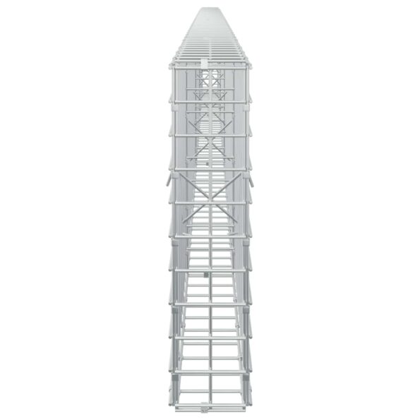 vidaXL Gabión s drôtom 5 mm a sieťou 5x5 cm 350x10x50 cm – Obrázok 4