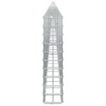 vidaXL Gabión s drôtom 5 mm a sieťou 5x5 cm 450x10x50 cm – Obrázok 4