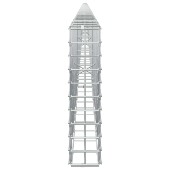 vidaXL Gabión s drôtom 5 mm a sieťou 5x5 cm 450x10x50 cm – Obrázok 4