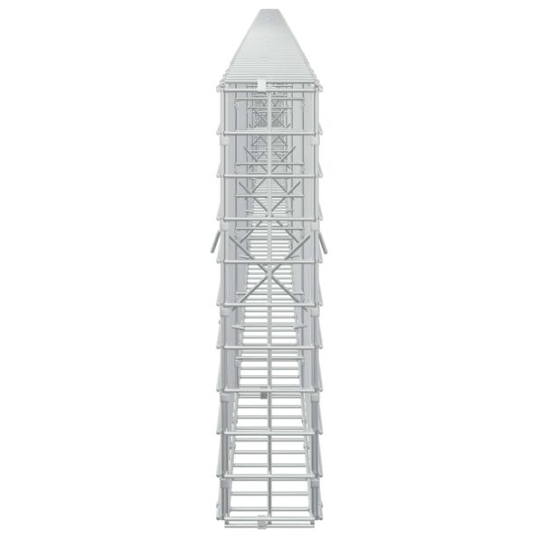 vidaXL Gabión s drôtom 5 mm a sieťou 5x5 cm 650x10x50 cm – Obrázok 4