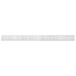 vidaXL Gabión s drôtom 5 mm a sieťou 5x5 cm 700x10x50 cm – Obrázok 3