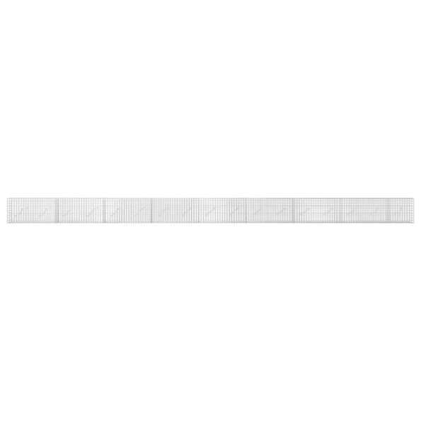 vidaXL Gabión s drôtom 5 mm a sieťou 5x5 cm 850x10x50 cm – Obrázok 3