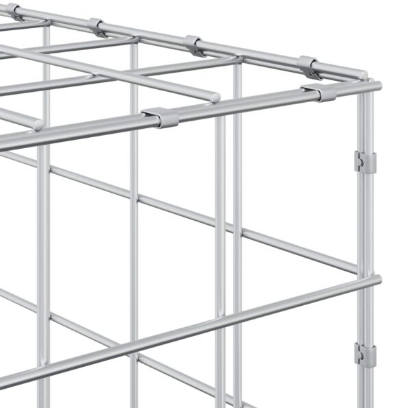 vidaXL Gabión s drôtom 5 mm a sieťou 5x5 cm 850x10x50 cm – Obrázok 5