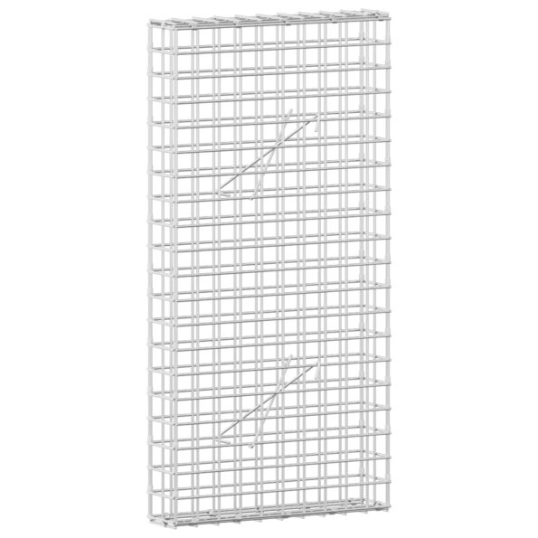 vidaXL Gabión s drôtom 5 mm a sieťou 5x5 cm 50x10x100 cm – Obrázok 2