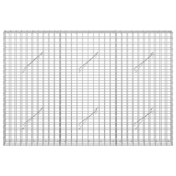 vidaXL Gabión s drôtom 5 mm a sieťou 5x5 cm 150x10x100 cm – Obrázok 3