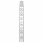 vidaXL Gabión s drôtom 5 mm a sieťou 5x5 cm 150x10x100 cm – Obrázok 4
