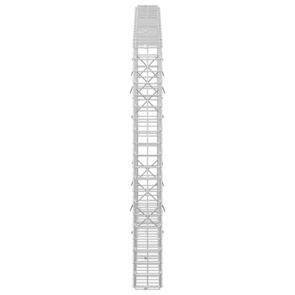 vidaXL Gabión s drôtom 5 mm a sieťou 5x5 cm 150x10x100 cm – Obrázok 4