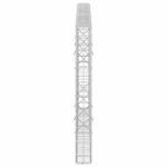 vidaXL Gabión s drôtom 5 mm a sieťou 5x5 cm 200x10x100 cm – Obrázok 4