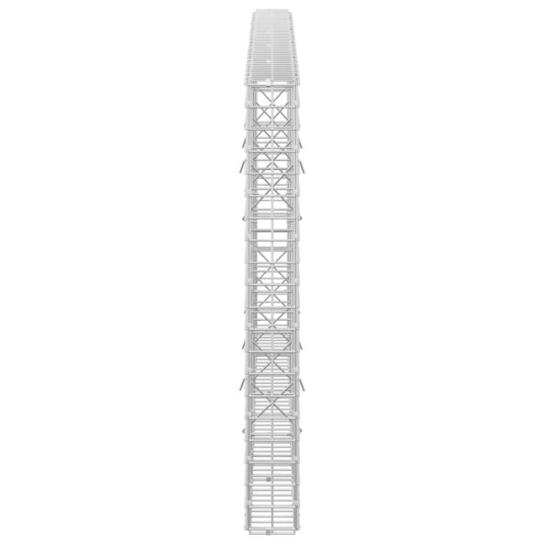 vidaXL Gabión s drôtom 5 mm a sieťou 5x5 cm 250x10x100 cm – Obrázok 4