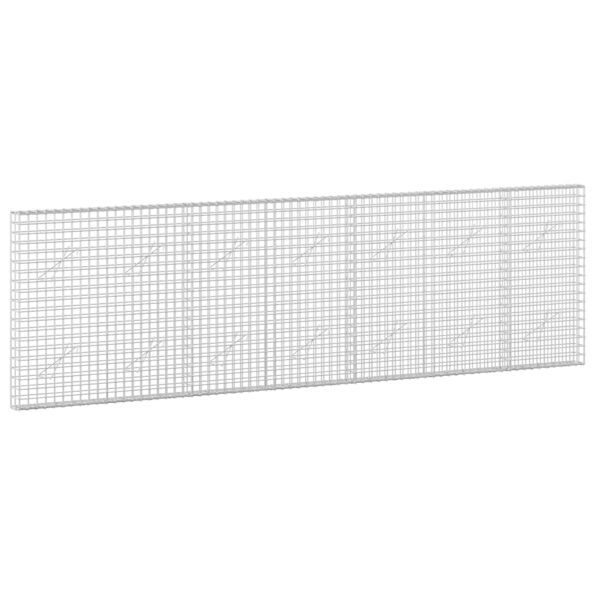 vidaXL Gabión s drôtom 5 mm a sieťou 5x5 cm 350x10x100 cm – Obrázok 2