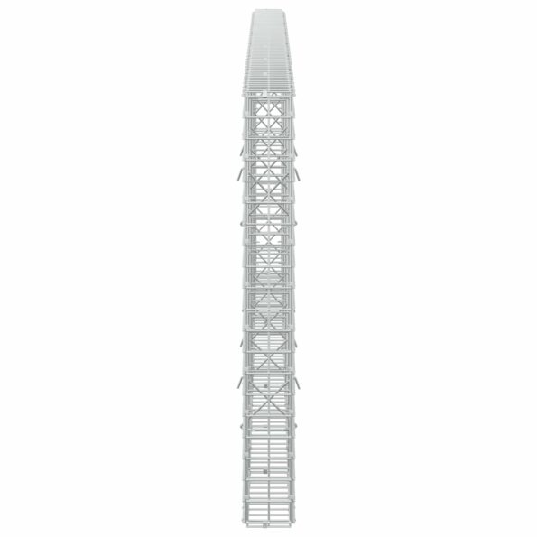 vidaXL Gabión s drôtom 5 mm a sieťou 5x5 cm 350x10x100 cm – Obrázok 4