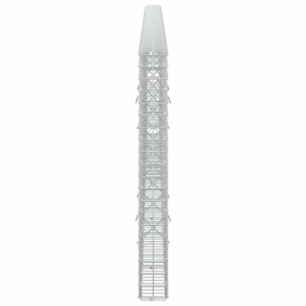 vidaXL Gabión s drôtom 5 mm a sieťou 5x5 cm 450x10x100 cm – Obrázok 4