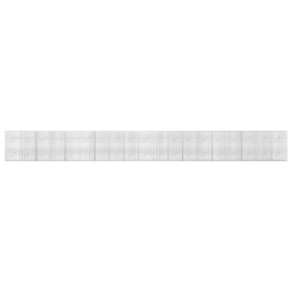 vidaXL Gabión s drôtom 5 mm a sieťou 5x5 cm 950x10x100 cm – Obrázok 3