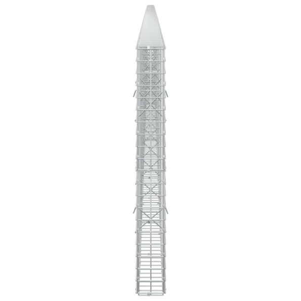 vidaXL Gabión s drôtom 5 mm a sieťou 5x5 cm 1000x10x100 cm – Obrázok 4
