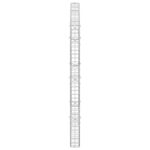 vidaXL Gabión s drôtom 5 mm a sieťou 5x5 cm 100x10x150 cm – Obrázok 4