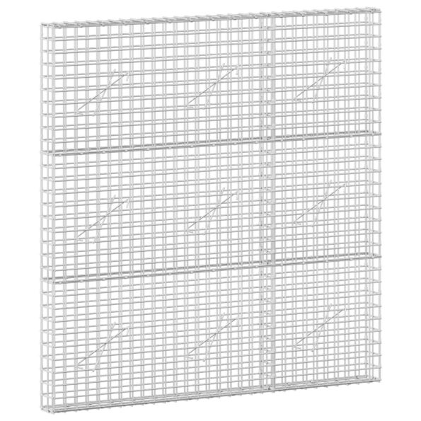 vidaXL Gabión s drôtom 5 mm a sieťou 5x5 cm 150x10x150 cm – Obrázok 2