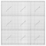 vidaXL Gabión s drôtom 5 mm a sieťou 5x5 cm 150x10x150 cm – Obrázok 3