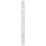 vidaXL Gabión s drôtom 5 mm a sieťou 5x5 cm 150x10x150 cm – Obrázok 4
