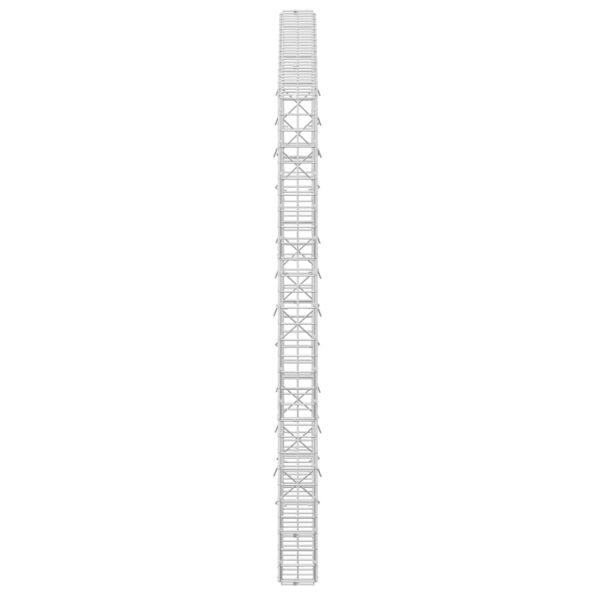 vidaXL Gabión s drôtom 5 mm a sieťou 5x5 cm 150x10x150 cm – Obrázok 4