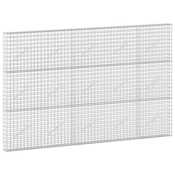 vidaXL Gabión s drôtom 5 mm a sieťou 5x5 cm 250x10x150 cm – Obrázok 2