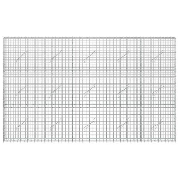 vidaXL Gabión s drôtom 5 mm a sieťou 5x5 cm 250x10x150 cm – Obrázok 3