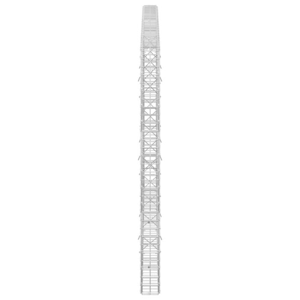 vidaXL Gabión s drôtom 5 mm a sieťou 5x5 cm 250x10x150 cm – Obrázok 4