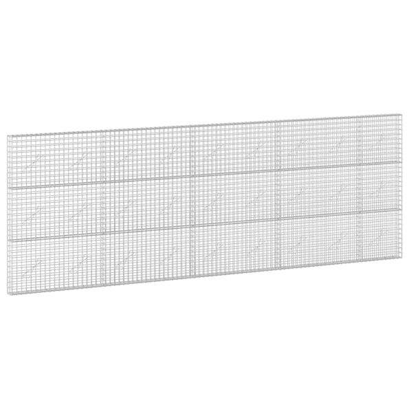 vidaXL Gabión s drôtom 5 mm a sieťou 5x5 cm 450x10x150 cm – Obrázok 2