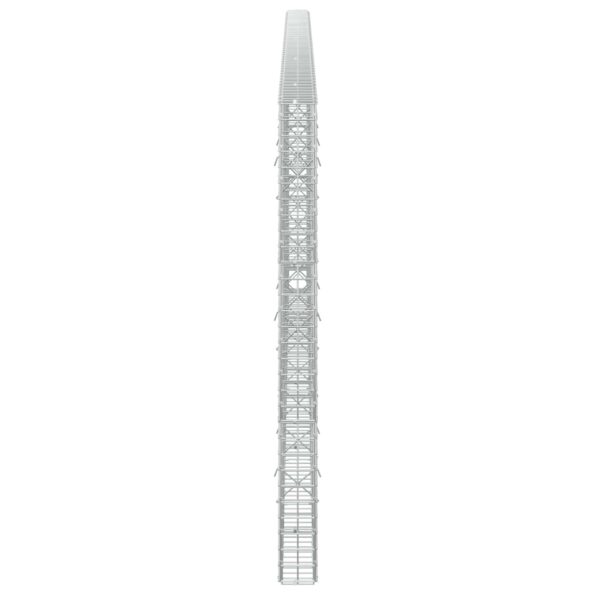 vidaXL Gabión s drôtom 5 mm a sieťou 5x5 cm 450x10x150 cm – Obrázok 4
