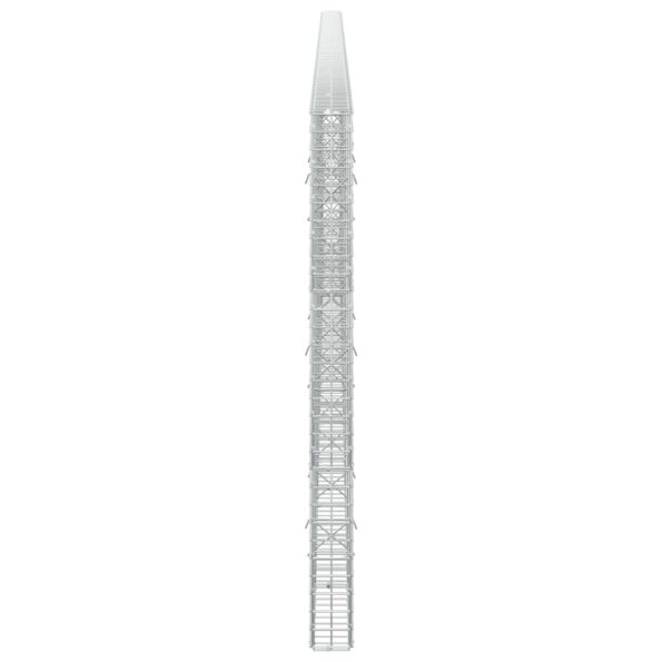 vidaXL Gabión s drôtom 5 mm a sieťou 5x5 cm 650x10x150 cm – Obrázok 4