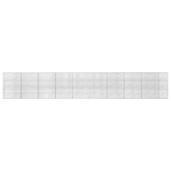 vidaXL Gabión s drôtom 5 mm a sieťou 5x5 cm 950x10x150 cm – Obrázok 3