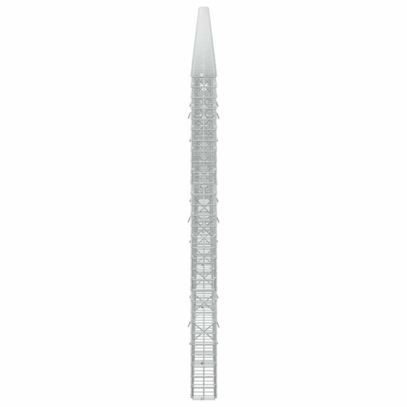 vidaXL Gabión s drôtom 5 mm a sieťou 5x5 cm 950x10x150 cm – Obrázok 4